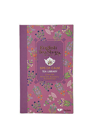 English tea shop Booklet "Sips of Calm" BIO 8 sachets