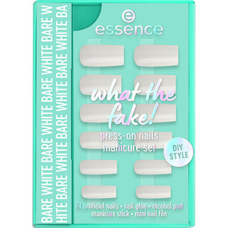 Essence What the Fake! Press-On False Nail Set 04 Bare White