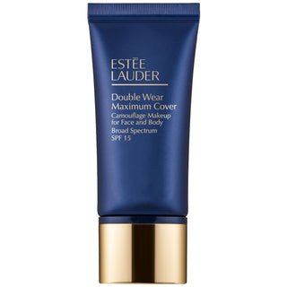 Base de maquillaje líquida de cobertura total Camo Double Coverage de Estée Lauder 3W1 Tawny FPS 15 30 ml