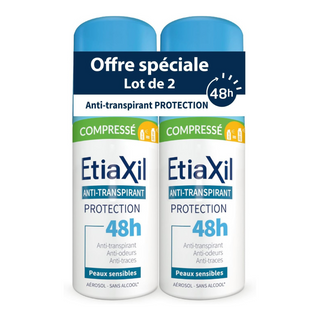 Etiaxil Anti-Transpirant Protection 48H - Aerosol Compresso 2x100ml