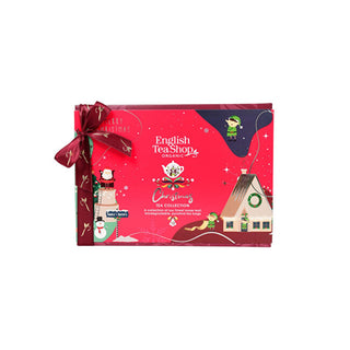 English Tea Shop Christmas Tea - Organic Red Magic 12 Pyramid Bags 