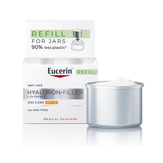 Eucerin Ricarica Di Ricambio Per Crema Da Giorno Per Pelli Mature Spf 30 Hyaluron-Filler+3X Effect (Ricarica Per Crema Da Giorno) 50 Ml