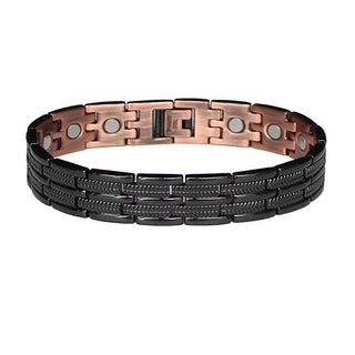 Euro Trade Plus Bracciale Magnetico In Rame 13 Mm - Nero