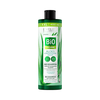 Eveline cosmetics Bio Organic, Aloe, Shampoo Capelli Anticaduta, 400 ml