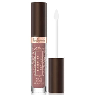 Eveline cosmetics Choco Glamour, lucidalabbra, 03, cioccolato toffee, 4,5 ml