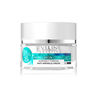 Eveline cosmetics Hyaluron Clinic 40+ , Antirughe, Giorno e Notte, Crema, Per il viso, 50 ml