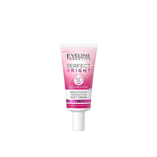 Eveline cosmetics Perfect Bright , Illuminante, Crema Giorno, Per Viso, SPF 50, 30 ml