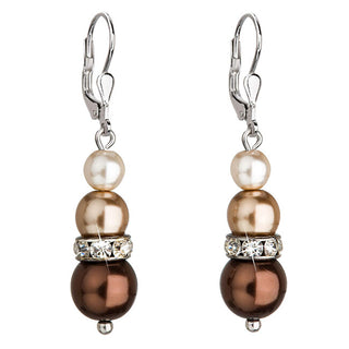 Evolution group Bronze bead Orecchini with crystals 31150.3