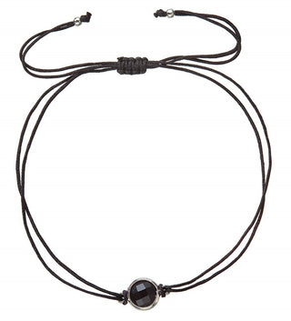 Evolution group Black textile Bracciale with crystal 13041.3 black