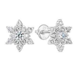 Evolution Group Pendientes de plata de diseño Flakes 11265.1 