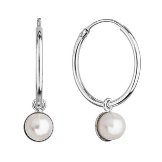 Evolution Group Eleganti Anelli In Argento Con Perle Di Fiume 21065.1