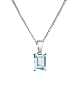 Evolution Group Elegante Collana In Argento Con Topazio Autentico 12092.3