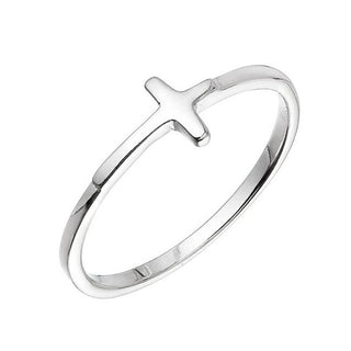 Evolution Group Elegante Anello In Argento Cross 65001 - Circuito: 56 Mm