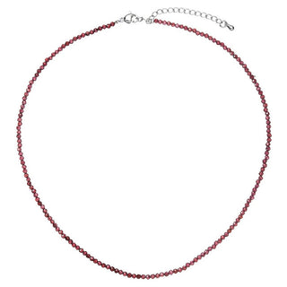 Evolution Group Collar de perlas con granates auténticos 42012.3 Granato 