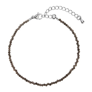 Evolution Group Bracciale Di Perline Con Spinello Grigio 43055.3 Spinello Grigio