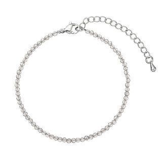 Evolution Group Bracciale Con Perline Di Quarzo Fumé 43055.3 Quarzo Fumé Chiaro