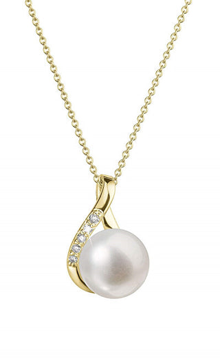 Evolution Group Collana Di Lusso In Oro Con Vera Perla E Diamanti 92Pb00029