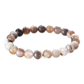 Evolution group Brown agate mineral Bracciale 43056.3