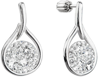 Evolution Group Orecchini In Argento Senza Tempo Con Swarovski 31305.1