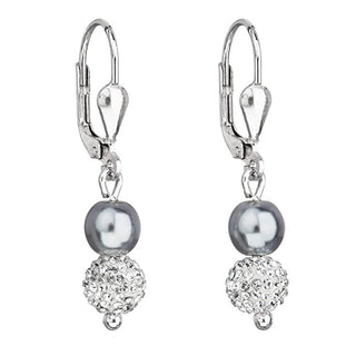 Evolution Group Splendidi Orecchini In Argento Con Cristalli Preciosa 31244.3