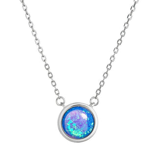 Evolution Group Collana Con Opale Sintetico Blu 12065.3 Blu
