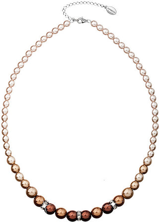 Evolution Group Collana Con Perle 32.005,3 Marrone