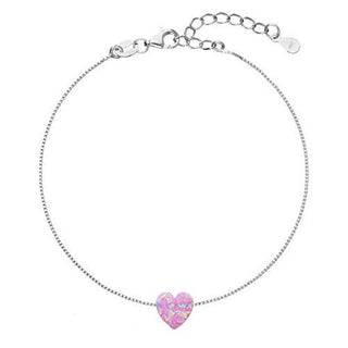 Evolution Group Bracciale Delicato Con Opale Sintetico 13018.3 Rosa