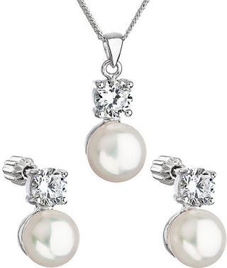 Evolution Group Perla Incastonata Con Zirconi Pavon 29002.1 Aaa Bianco