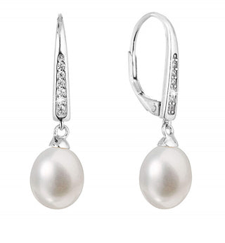 Evolution Group Deliziosi Orecchini In Argento Con Vere Perle Di Fiume 21059.1