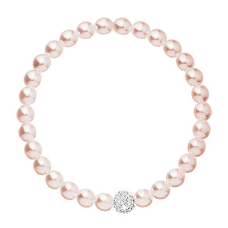Evolution Group Bracciale Romantico Con Perline E Cristalli Preciosa 33115.3