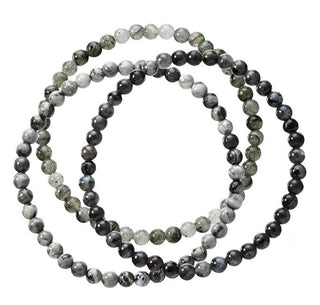 Evolution Group Set Di Bracciali Di Perline In Pietre Minerali 43043.3 Nero
