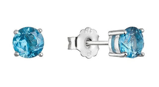 Evolution Group Orecchini In Argento Con Topazio Autentico Londra 11484.3