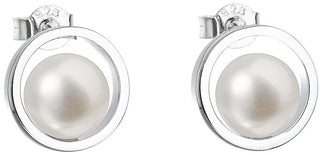 Evolution Group Orecchini In Argento Peonia Con Perle Vere Pavon 21041.1