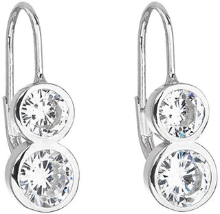 Evolution Group Pendientes de Plata con Circonitas Transparentes 11170.1 