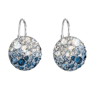 Evolution Group Orecchini In Cristallo Argento 31176.3 Blu Ghiaccio