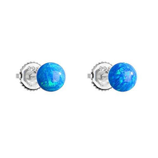 Evolution Group Orecchini In Argento Con Opali Sintetici Blu 11246.3 Blu