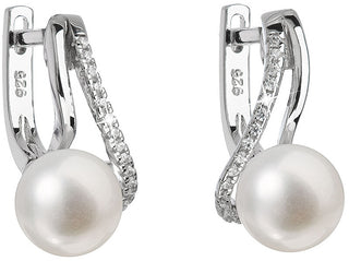 Evolution Group Orecchini In Argento Con Perle Vere Pavon 21024.1