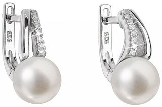 Evolution Group Orecchini In Argento Con Perle Vere Pavon 21025.1