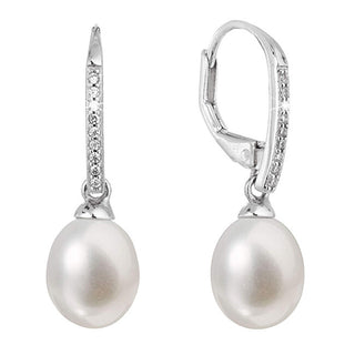 Evolution group Silver Orecchini con perle vere 21060.1