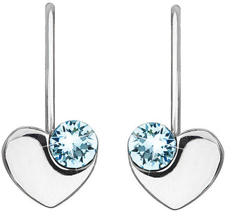 Evolution Group Orecchini A Cuore In Argento Con Swarovski 31299.3