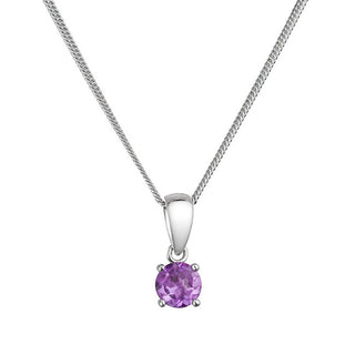 Evolution Group Collana Da Donna In Argento Con Ametista Autentica 12078.3