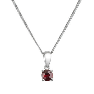 Evolution Group Collana Da Donna In Argento Con Granato Autentico 12078.3