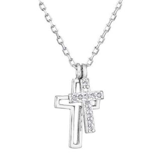 Evolution Group Collana In Argento Con Croce 12012.1