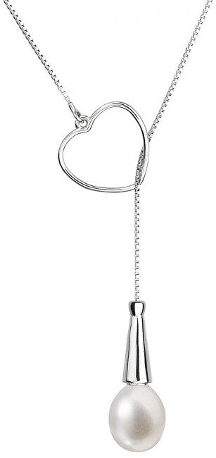 Evolution Group Collana In Argento Con Perla Destra Pavon 22026.1