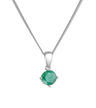 Evolution Group Collana In Argento Con Smeraldo Autentico 12080.3