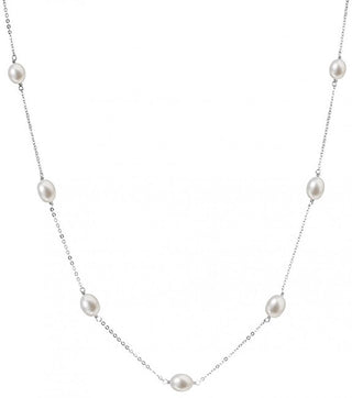 Evolution Group Collana In Argento Con 7 Perle Vere Pavona 22016.1
