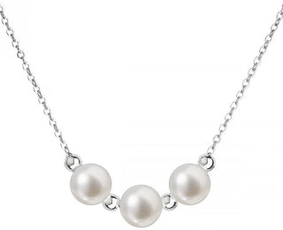 Evolution Group Collana In Argento Con Perle Vere Pavon 22017.1