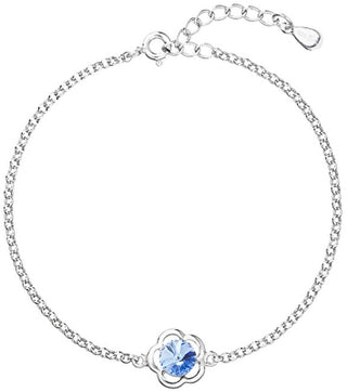 Evolution Group Bracciale In Argento Con Cristallo Swarovski 33117.3 Lt. Sapphire