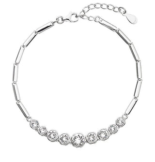 Evolution group Silver Bracciale con Swarovski 33111.1