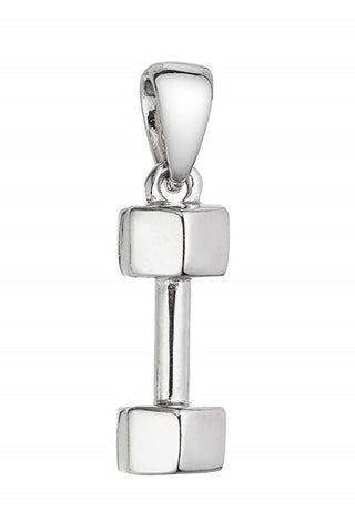 Evolution Group Pendentif en argent haltère 64010 